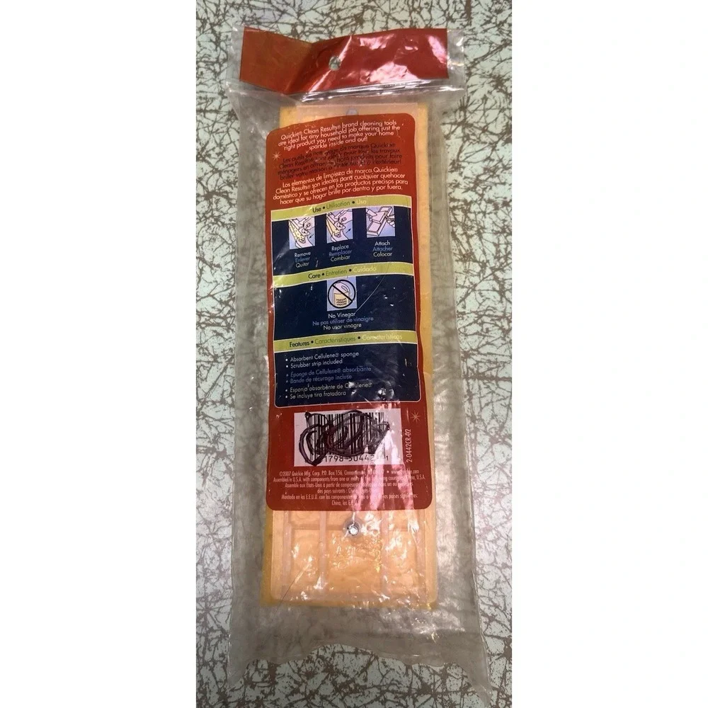 Quickie Clean Results Automatic Sponge Mop Refill #0442CR #045CR NOS SEALED